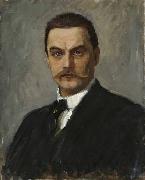 Albert Edelfelt Sjalvportratt oil painting on canvas